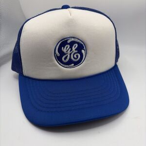 GE General Electric Mesh Snapback Vintage Rope Trucker Hat Cap